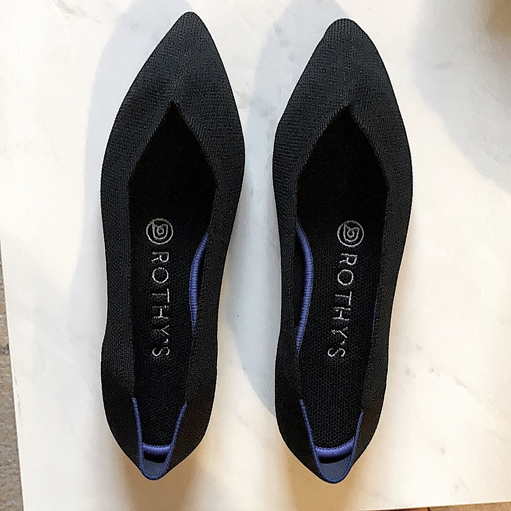 Rothy’s black flats